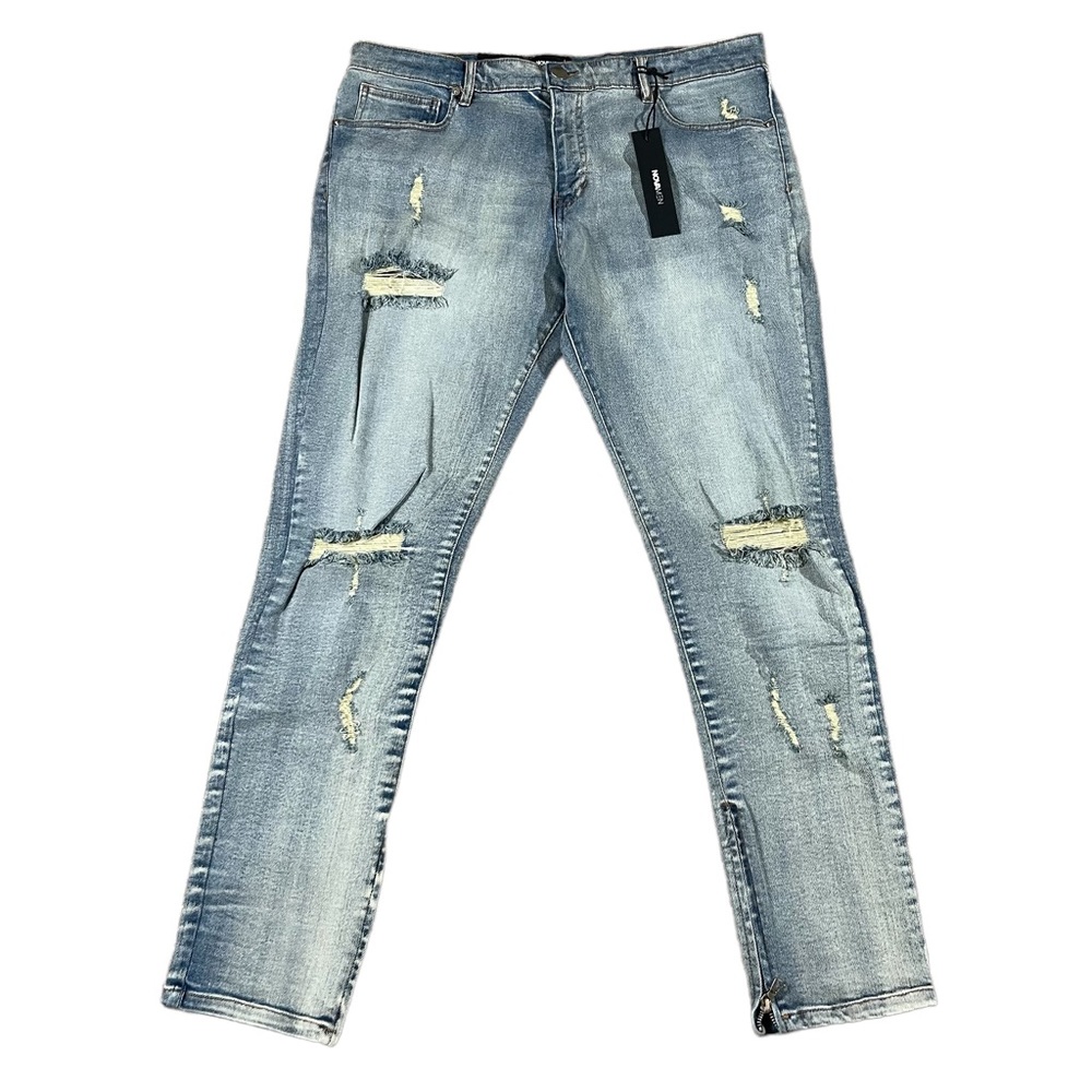 Fashion Nova Mens Distressed Jeans NWT